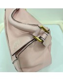 LOEWE Medium Puzzle Edge Bag in Pink Classic Calfskin with Shoulder Strap – GHW