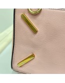 LOEWE Medium Puzzle Edge Bag in Pink Classic Calfskin with Shoulder Strap – GHW