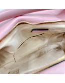 LOEWE Medium Puzzle Edge Bag in Pink Classic Calfskin with Shoulder Strap – GHW