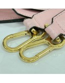 LOEWE Medium Puzzle Edge Bag in Pink Classic Calfskin with Shoulder Strap – GHW