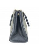 PRADA Large Galleria Tote Handbag in Dark Green Saffiano Leather with Shoulder Strap - GHW