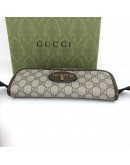 GUCCI Neo Vintage GG Supreme Belt Bag – Green & Red Web (Year 2023)