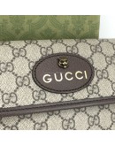 GUCCI Neo Vintage GG Supreme Belt Bag – Green & Red Web (Year 2023)