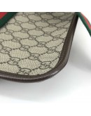 GUCCI Neo Vintage GG Supreme Belt Bag – Green & Red Web (Year 2023)