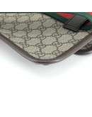 GUCCI Neo Vintage GG Supreme Belt Bag – Green & Red Web (Year 2023)