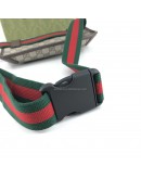 GUCCI Neo Vintage GG Supreme Belt Bag – Green & Red Web (Year 2023)