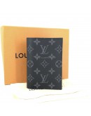 LOUIS VUITTON Monogram Eclipse Passport Cover (Microchip New Model)