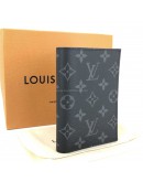 LOUIS VUITTON Monogram Eclipse Passport Cover (Microchip New Model)