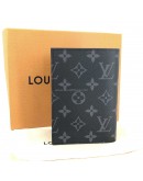 LOUIS VUITTON Monogram Eclipse Passport Cover (Microchip New Model)