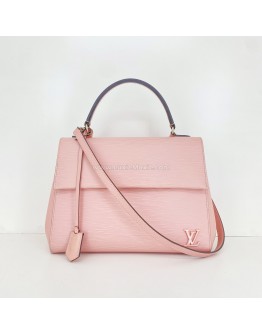 LOUIS VUITTON Cluny MM in Rose Ballerine Epi Leather with Shoulder Strap - SHW