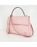 LOUIS VUITTON Cluny MM in Rose Ballerine Epi Leather with Shoulder Strap - SHW