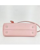 LOUIS VUITTON Cluny MM in Rose Ballerine Epi Leather with Shoulder Strap - SHW