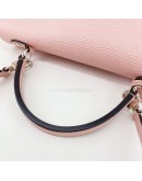 LOUIS VUITTON Cluny MM in Rose Ballerine Epi Leather with Shoulder Strap - SHW