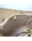 HERMES Herbag PM 31 (2-in-1) Beige Canvas with Brown Calfskin Leather & GHW – Backpack Type (Stamp Square F – Year 2002)