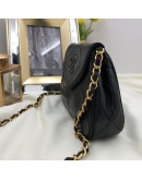 CHANEL Vintage Mini Clutch Flap Chain Shoulder Bag - GHW