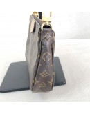 LOUIS VUITTON Monogram Multi Pochette Accessoires with Khaki Shoulder Strap - GHW (Year 2020)