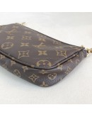 LOUIS VUITTON Monogram Multi Pochette Accessoires with Khaki Shoulder Strap - GHW (Year 2020)