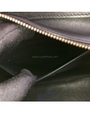 CELINE Nano Luggage Handbag with Shoulder Strap in Black Calfskin – GHW