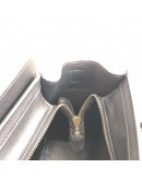 CELINE Nano Luggage Handbag with Shoulder Strap in Black Calfskin – GHW