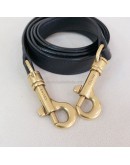 CELINE Nano Luggage Handbag with Shoulder Strap in Black Calfskin – GHW