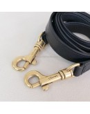 CELINE Nano Luggage Handbag with Shoulder Strap in Black Calfskin – GHW