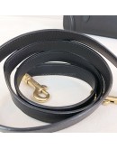 CELINE Nano Luggage Handbag with Shoulder Strap in Black Calfskin – GHW