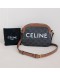 CELINE Small Camera Bag in Triomphe Canvas and Tan Calfskin – GHW