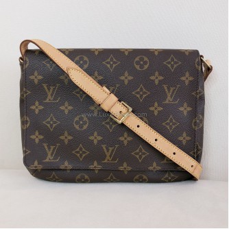 LOUIS VUITTON Monogram Musette Tango Shoulder Bag – GHW