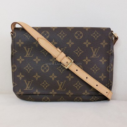 LOUIS VUITTON Monogram Musette Tango Shoulder Bag – GHW