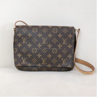 LOUIS VUITTON Monogram Musette Tango Shoulder Bag – GHW