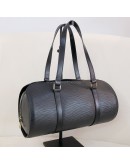 LOUIS VUITTON Black Epi Leather Soufflot Shoulder Bag with Mini Accessoires Pochette – GHW