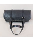 LOUIS VUITTON Black Epi Leather Soufflot Shoulder Bag with Mini Accessoires Pochette – GHW