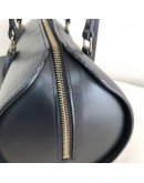 LOUIS VUITTON Black Epi Leather Soufflot Shoulder Bag with Mini Accessoires Pochette – GHW