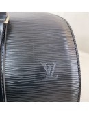 LOUIS VUITTON Black Epi Leather Soufflot Shoulder Bag with Mini Accessoires Pochette – GHW