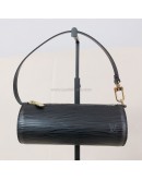 LOUIS VUITTON Black Epi Leather Soufflot Shoulder Bag with Mini Accessoires Pochette – GHW
