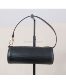 LOUIS VUITTON Black Epi Leather Soufflot Shoulder Bag with Mini Accessoires Pochette – GHW