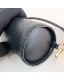 LOUIS VUITTON Black Epi Leather Soufflot Shoulder Bag with Mini Accessoires Pochette – GHW