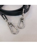 LOEWE Mini Puzzle Edge Bag with Shoulder Strap in Black Classic Calfskin – SHW