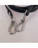 LOEWE Mini Puzzle Edge Bag with Shoulder Strap in Black Classic Calfskin – SHW