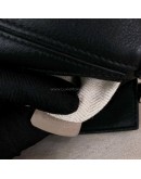 LOEWE Mini Puzzle Edge Bag with Shoulder Strap in Black Classic Calfskin – SHW