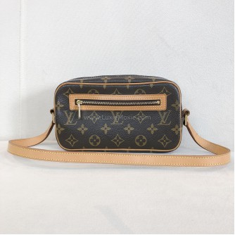 LOUIS VUITTON Monogram Pochette Cite PM Shoulder Bag – GHW
