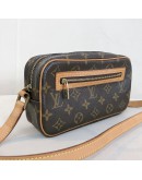 LOUIS VUITTON Monogram Pochette Cite PM Shoulder Bag – GHW