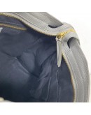 BALENCIAGA Small City Bag with Shoulder Strap in Grey Calfskin – GHW