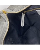 BALENCIAGA Small City Bag with Shoulder Strap in Grey Calfskin – GHW