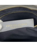 BALENCIAGA Small City Bag with Shoulder Strap in Grey Calfskin – GHW