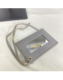 BALENCIAGA Small City Bag with Shoulder Strap in Grey Calfskin – GHW