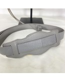 BALENCIAGA Small City Bag with Shoulder Strap in Grey Calfskin – GHW