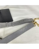 BALENCIAGA Small City Bag with Shoulder Strap in Grey Calfskin – GHW
