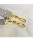 BALENCIAGA Small City Bag with Shoulder Strap in Grey Calfskin – GHW