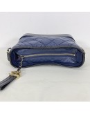 CHANEL Small Gabrielle Hobo Bag in Blue/Black Aged Calfskin – Tri Tone Hardware (26 Series – Year 2019)